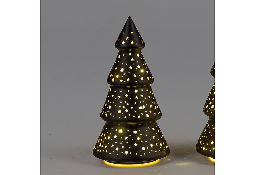 Kunstbaum Sterne, formano, Höhe 20 cm, Mit Timerfunktion, Schwarz, Motiv: S günstig online kaufen