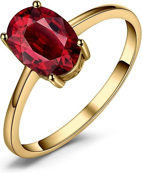 Jumpeak Diamantring 1ct ring mit stein,Rubinring,ring gold damen 585 echtgo günstig online kaufen