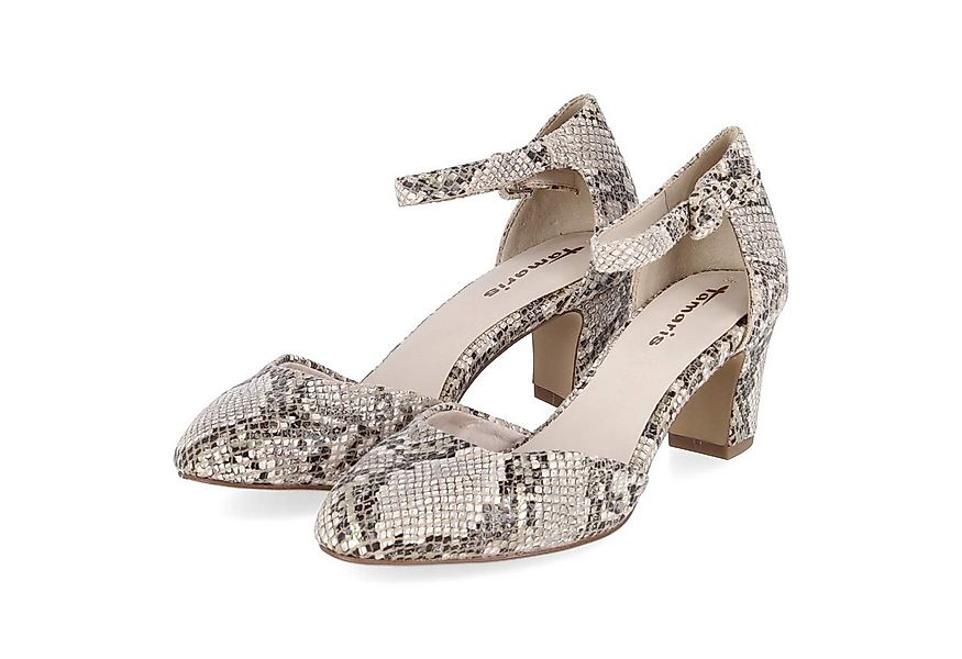 Tamaris Tamaris 1-24412-41-483 Damen Textil beige Keilpumps günstig online kaufen