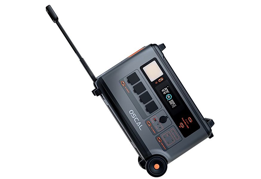 OSCAL Stromerzeuger PowerMax 3600W Powerstation, 3,60 in kW, 3600Wh, 14 Aus günstig online kaufen