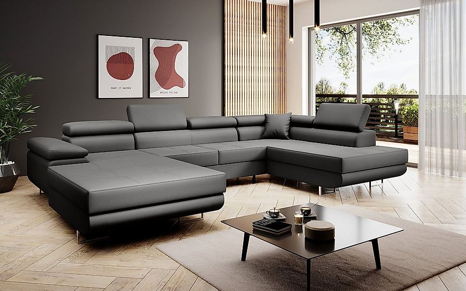 Luxusbetten24 Schlafsofa Designer Sofa Lago, mit Stauraum und Schlaffunktio günstig online kaufen