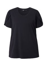 Ulla Popken T-Shirt T-Shirt Lagenoptik A-Linie günstig online kaufen