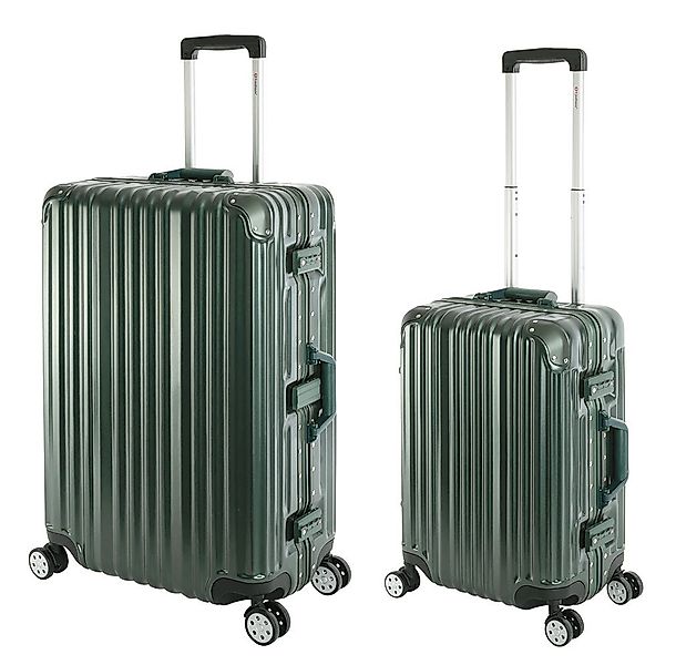 Travelhouse Trolleyset London, 4 Rollen, (2 tlg), TSA Zahlenschloss Alu-Rah günstig online kaufen