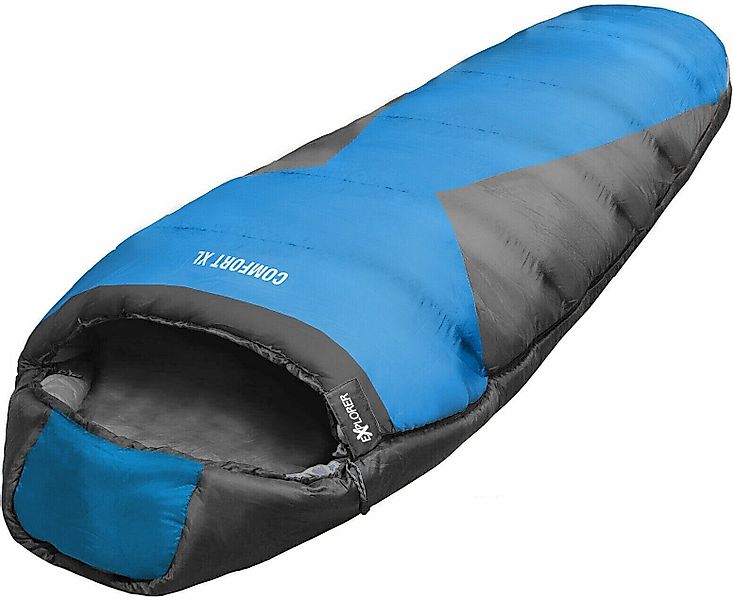 EXPLORER Mumienschlafsack COMFORT Camping Schlafsack 230x85x70cm günstig online kaufen