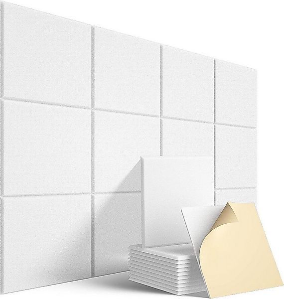 YMQHBS Akustikplatte 12 Stück Akustikplatten Selbstklebend, 30 x 30 cm, (12 günstig online kaufen