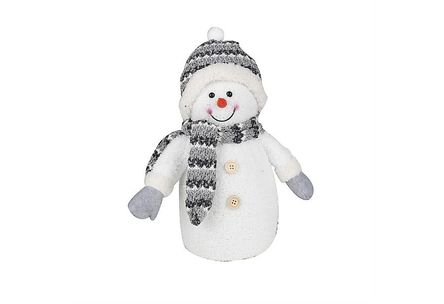 MARELIDA Schneemann LED Schneemann Dekofigur Mütze Weihnachtsdeko H: 35cm B günstig online kaufen