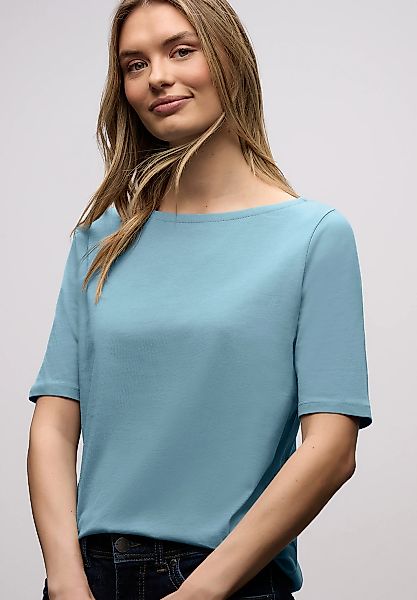 STREET ONE T-Shirt aus reiner Baumwolle günstig online kaufen