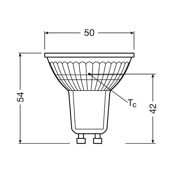 OSRAM LED-Leuchtmittel PAR16 Reflektor GU10 2W 36° 4.000K günstig online kaufen