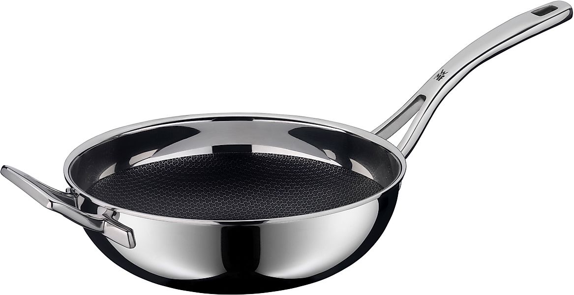 WMF Wok »Profi Resist«, Cromargan®Edelstahl, (1 tlg.), 28 cm, kratzfest, An günstig online kaufen
