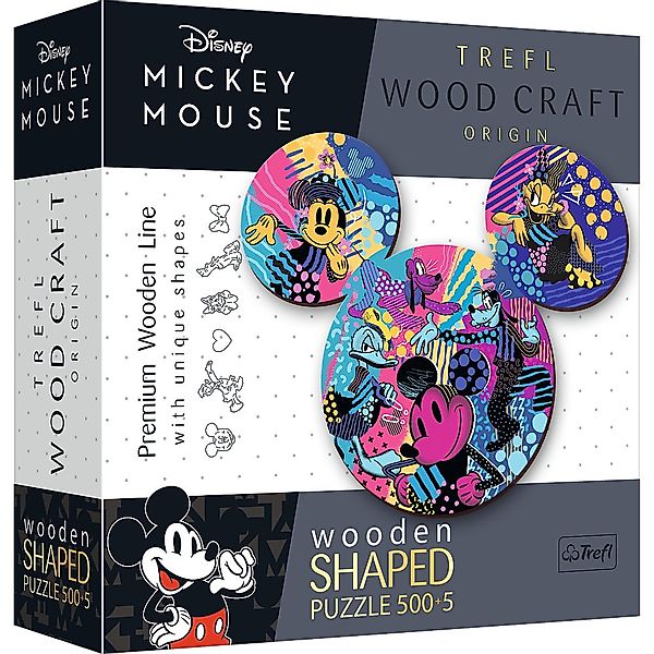 Trefl Puzzle Disney Mickey Mouse 500+5 günstig online kaufen