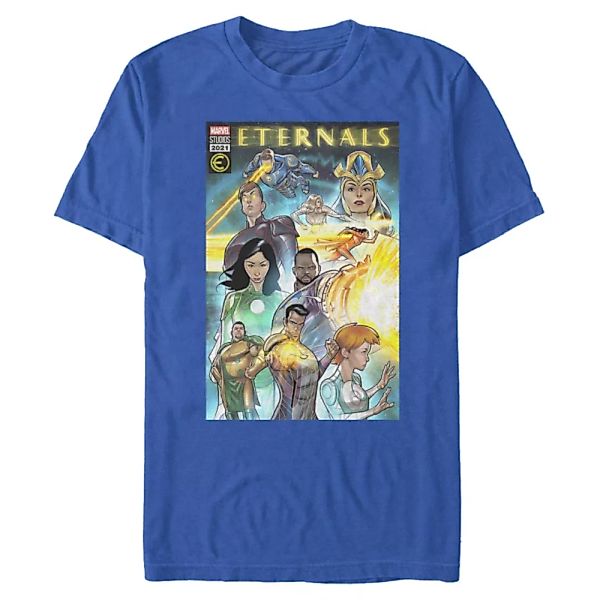 Marvel - Les Éternels - Gruppe Comic Cover - Männer T-Shirt günstig online kaufen
