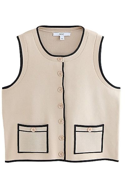 Next Anzugweste Elegante, geknöpfte Weste mit Rundhalsausschnitt (1-tlg) günstig online kaufen
