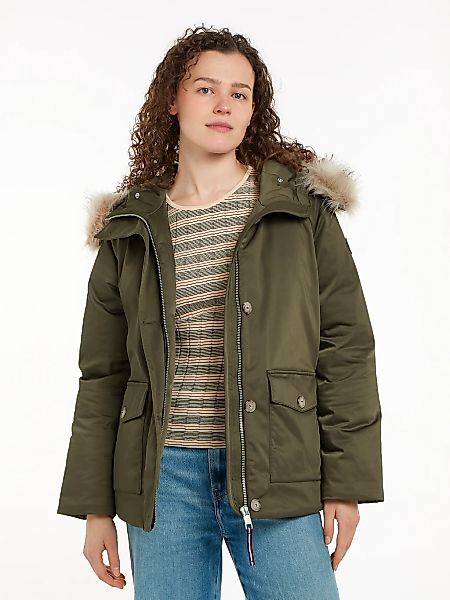 Tommy Hilfiger Parka mit Kapuze mit Logopatch günstig online kaufen