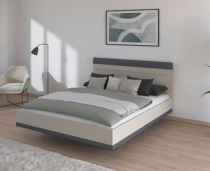 rauch Futonbett »Bett Doppelbett Holzbett SAJO« mit Farb-Absetzungen in kom günstig online kaufen