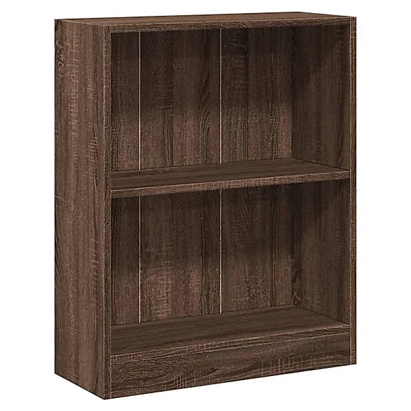 VidaXL Bücherregal Braun Eichen-Optik 60x24x74,5 cm Holzwerkstoff günstig online kaufen