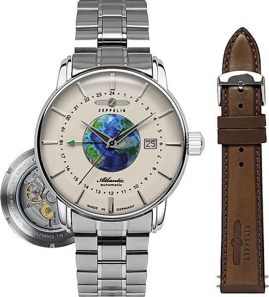 ZEPPELIN Automatikuhr Atlantic Automatic GMT 8468MB-5_Set, günstig online kaufen