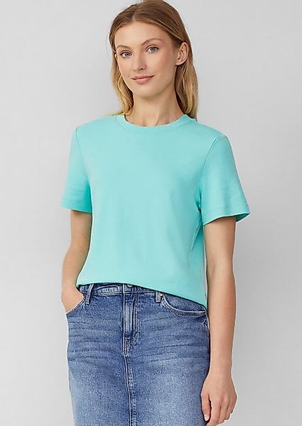 s.Oliver Kurzarmshirt Verkürztes T-Shirt aus Interlockjersey günstig online kaufen