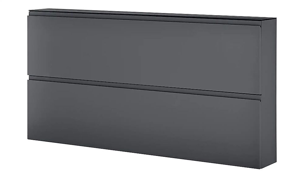 Wohnwert Hängeschuhschrank  Nicolo ¦ grau ¦ Maße (cm): B: 160 H: 81 T: 22.0 günstig online kaufen