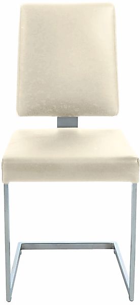 K+W Komfort & Wohnen Freischwinger () stabiles Hochkantgestell, in Leder od günstig online kaufen