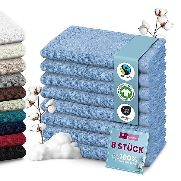 B!HOME Handtücher Set Saunatücher, Duschtücher, Gästehandtücher günstig online kaufen