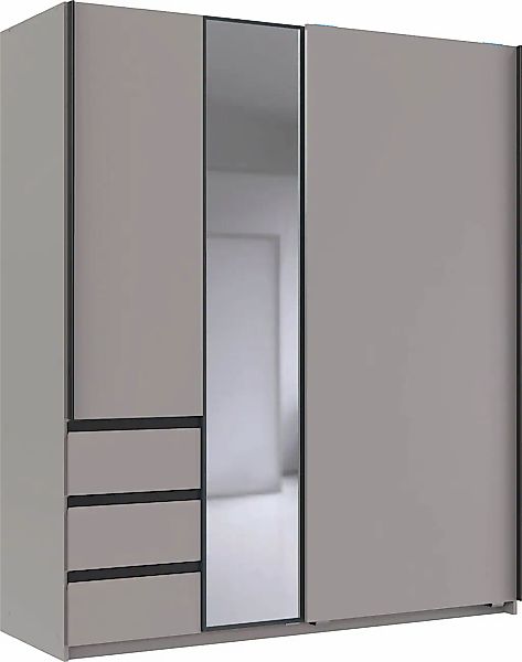 Wimex Schwebetürenschrank "Stade, B: 168cm, inkl. Spiegel und von außen bed günstig online kaufen