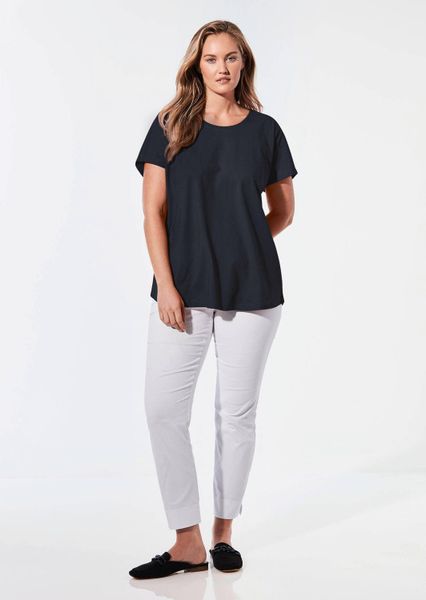 GOLDNER T-Shirt Shirt mit Rundhalsausschnitt (CURVY, günstig online kaufen