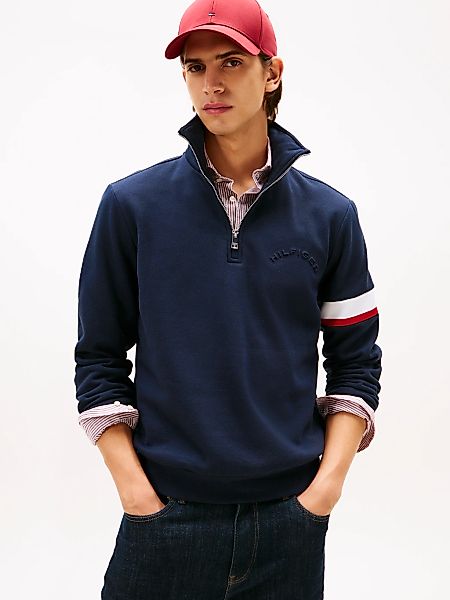 Tommy Hilfiger Sweatshirt "RWB INSERT ZIP", Regular fit günstig online kaufen