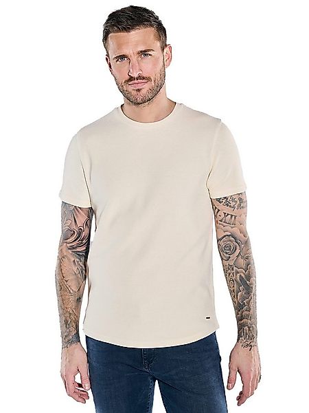 emilio adani T-Shirt Herren T-Shirt uni, Beige günstig online kaufen