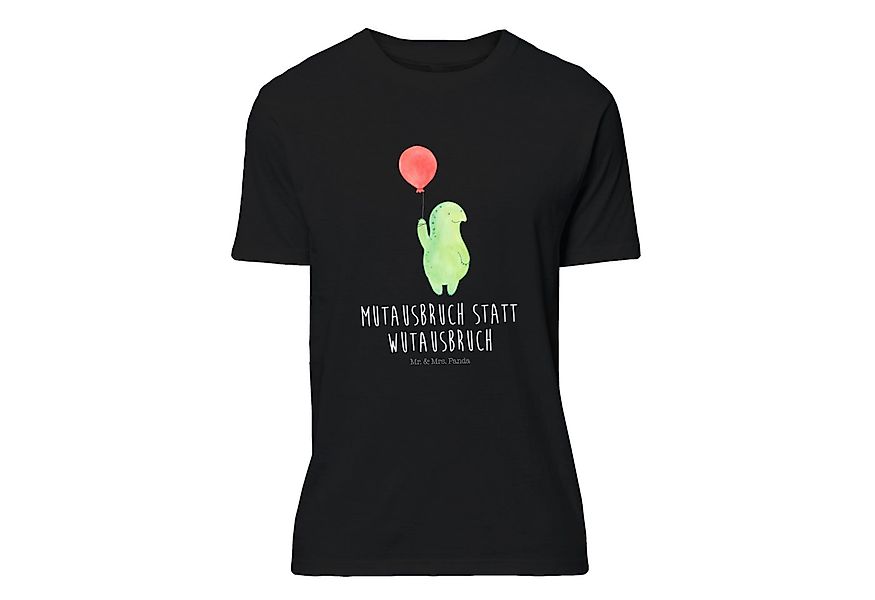 Mr. & Mrs. Panda T-Shirt Schildkröte Luftballon - Schwarz - Geschenk, Motiv günstig online kaufen