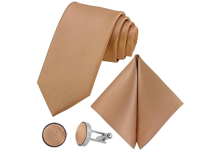 GASSANI Krawatte Hochzeitskrawatte Satin, Herren-Krawatte Hochzeit Schlips günstig online kaufen