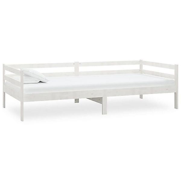 furnicato Bett Tagesbett ohne Matratze Weiß 90x200 cm Massivholz Kiefer (1- günstig online kaufen