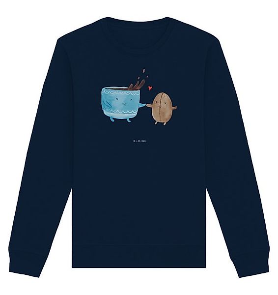 Mr. & Mrs. Panda Longpullover Größe S Kaffee Bohne - French Navy - Geschenk günstig online kaufen