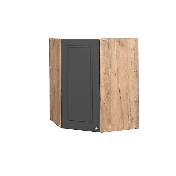 Vicco Eckhängeschrank Fame-Line Küchen-Eckschrank Anthrazit-Gold/Goldkraft günstig online kaufen