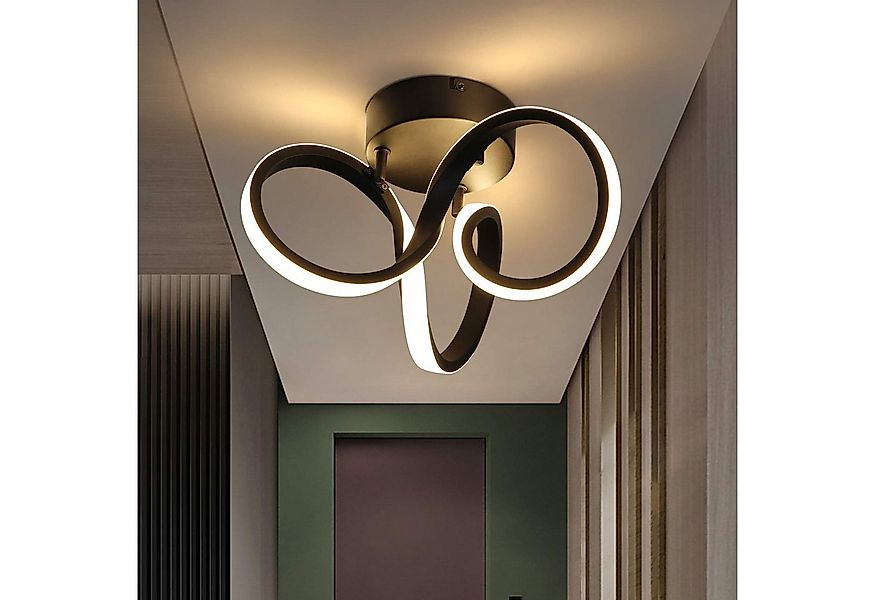 Nettlife LED Deckenleuchte Deckenleuchte in Wellenform und spiralförmigen, günstig online kaufen