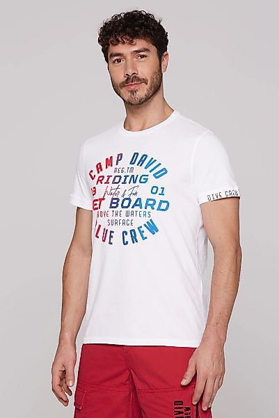 CAMP DAVID Rundhalsshirt, aus Baumwolle günstig online kaufen