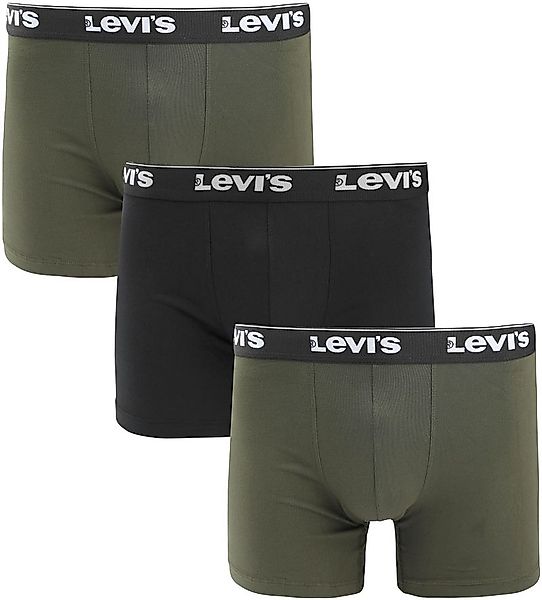 Levi's Boxershorts 3er-Pack Uni Kaki Combo - Größe M günstig online kaufen