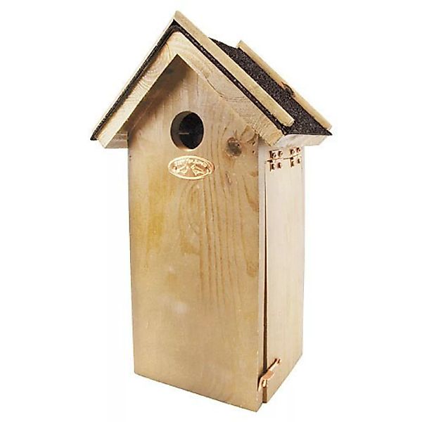 Vogelhaus für Kohlmeisen Nistkasten Holz mit Bitumendach 31cm günstig online kaufen