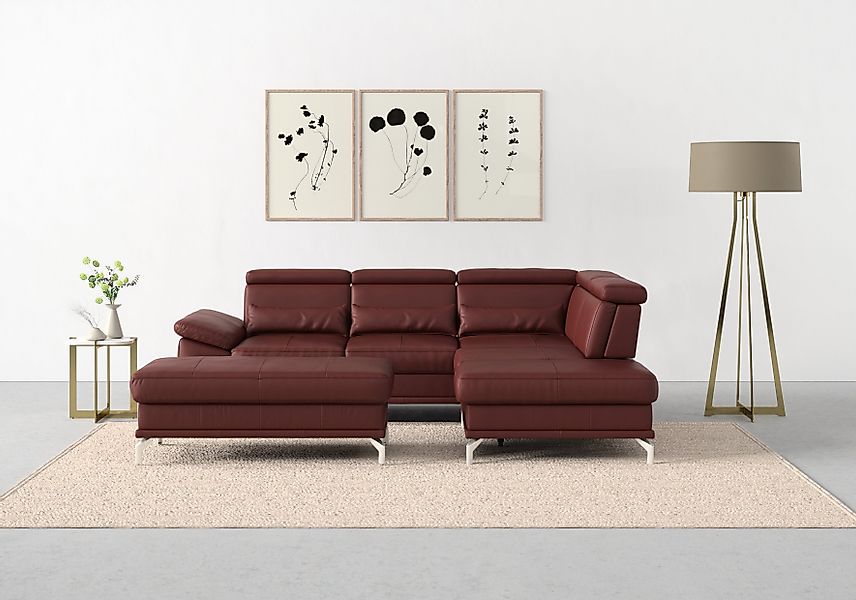 sit&more Ecksofa Cabrio L-Form, mit Sitztiefenverstellung, günstig online kaufen