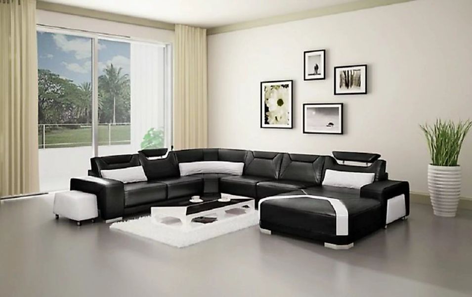 JVmoebel Ecksofa Wohnlandschaft U Form Sofa Eck Eckcouch Ecksofa Couch Pols günstig online kaufen