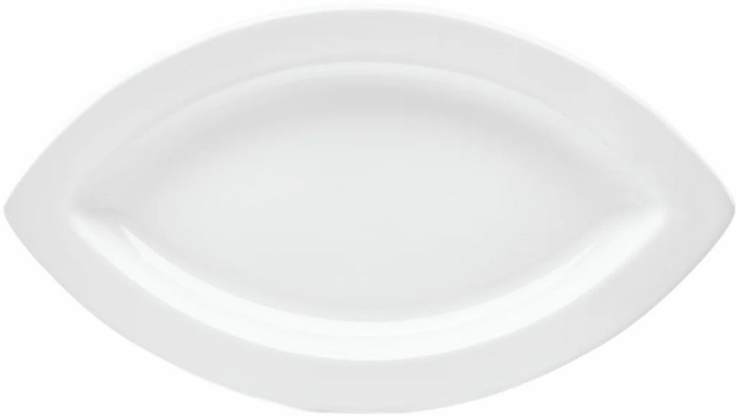 van Well Servierplatte "Platte Linsenform, 55 x 31 x 3 cm, 4 Stück" spülmas günstig online kaufen