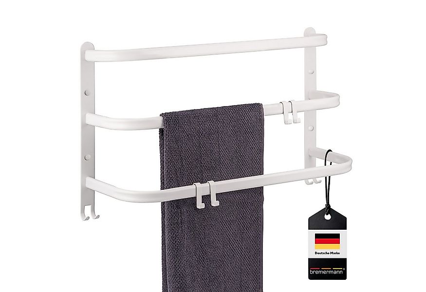 bremermann Handtuchhalter Wand-Handtuchhalter, 3 gestufte Ablagen, Handtuch günstig online kaufen