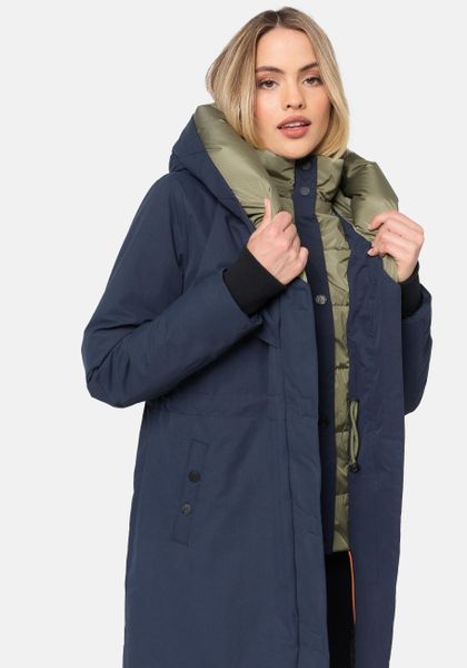 Navahoo Kurzmantel "Snowelf" Wintermantel mit hohem Kragen und großer Kapuz günstig online kaufen