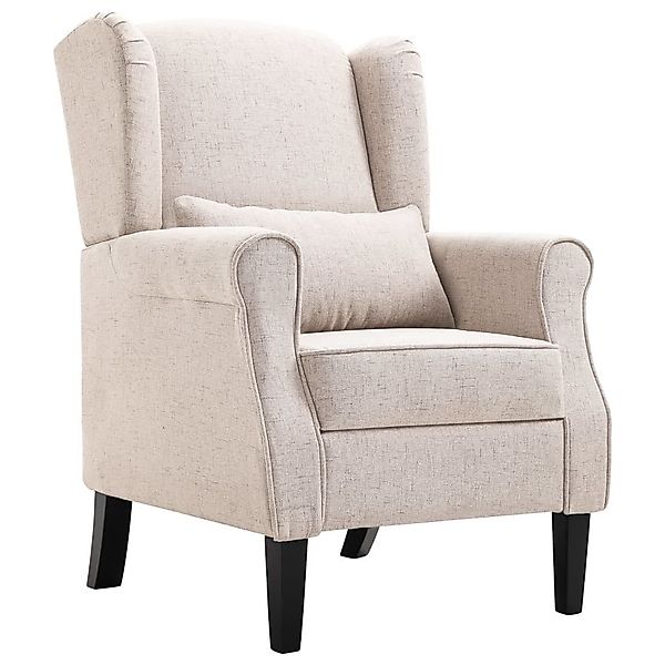 vidaXL Sessel Sessel Beige Stoff (1-St) günstig online kaufen