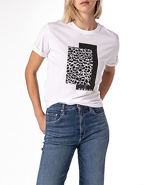 Replay Damen T-Shirt W3506P.000.20994/001 günstig online kaufen
