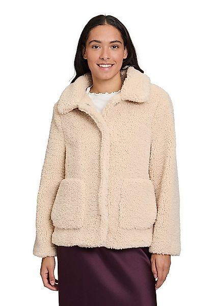 Cartoon Plüschjacke Damen mit Kragen günstig online kaufen