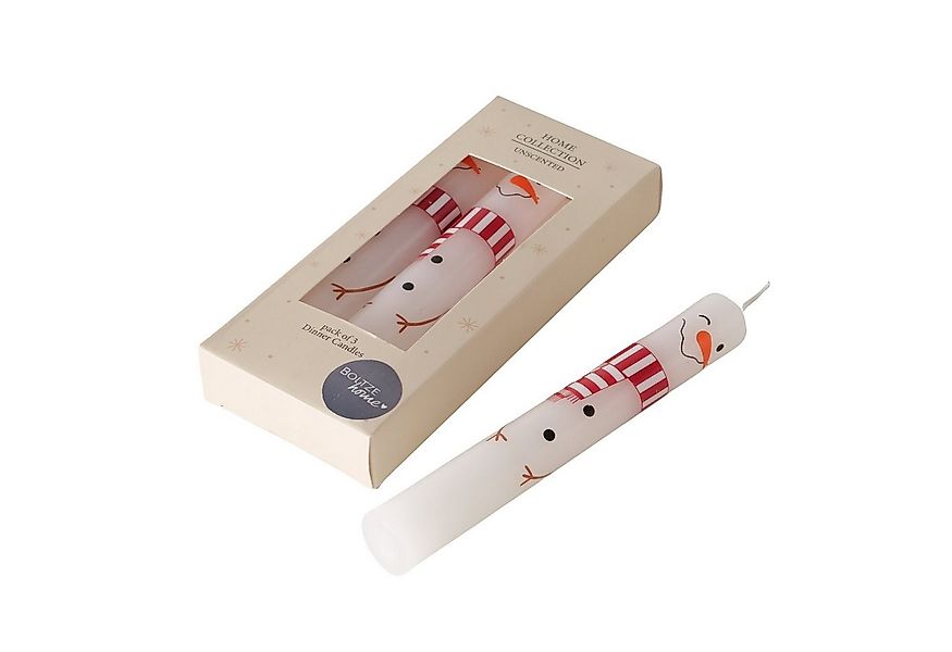 BOLTZE GRUPPE GmbH Kerzenlaterne Tischkerzen mit Weihnachtsmotiv, 3er-Set günstig online kaufen