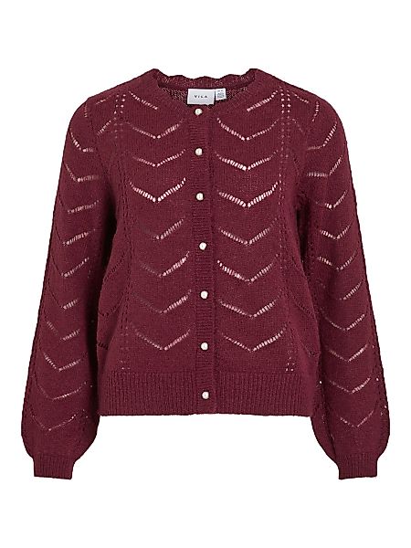 Vila Cardigan Eleganter Strick mit Perlenknöpfen günstig online kaufen