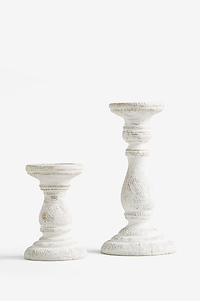 Next Kerzenhalter Gedrechselter Kerzenständer aus Holz günstig online kaufen