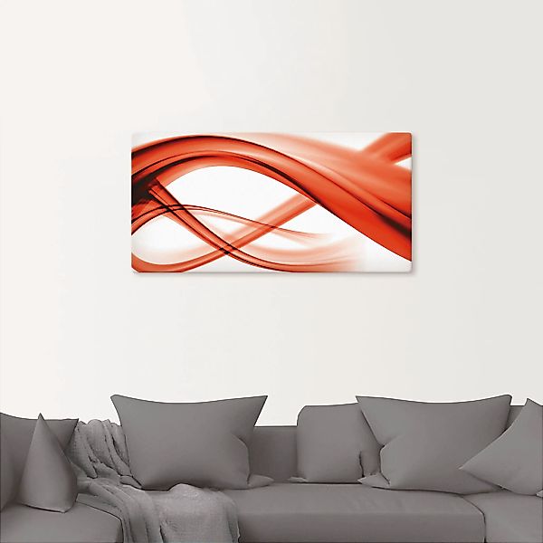 Artland Wandbild "Abstrakte Komposition", Gegenstandslos, (1 St.), als Lein günstig online kaufen