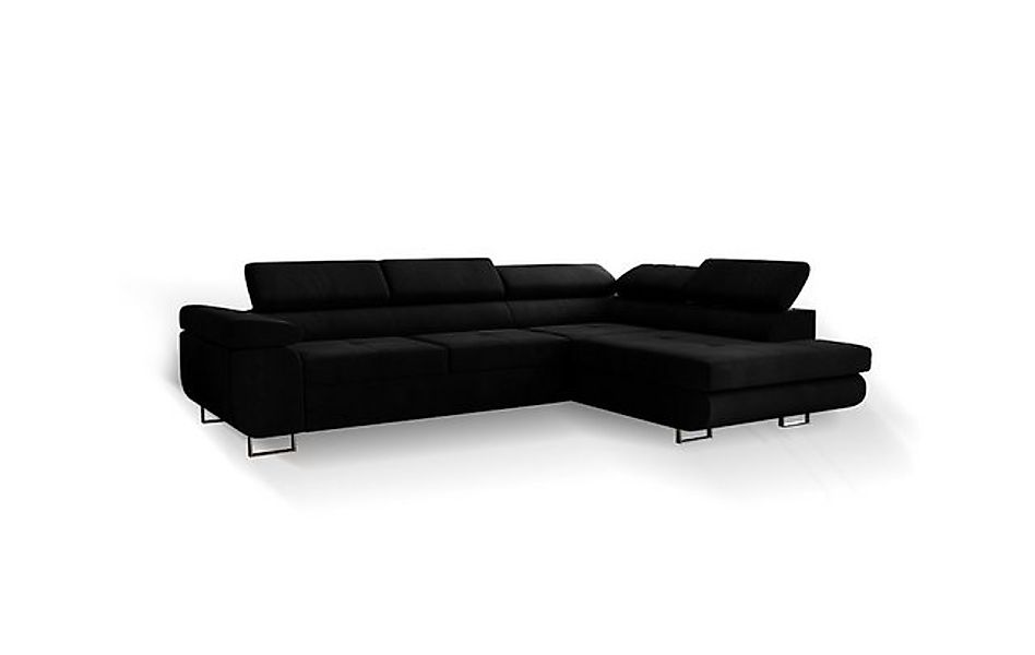 Goldstoff Ecksofa Designercouch mit Schlaffunktion, multifunktionale Couch günstig online kaufen